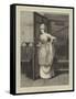 Private Theatricals, Miss Hardcastle in She Stoops to Conquer-Matthew White Ridley-Framed Stretched Canvas