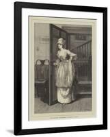 Private Theatricals, Miss Hardcastle in She Stoops to Conquer-Matthew White Ridley-Framed Giclee Print