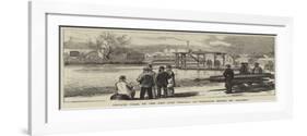 Private Trial of the New Fish Torpedo at Woolwich before Mr Goschen-Joseph Nash-Framed Giclee Print