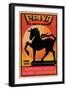 Priya 50's Safety Matches-null-Framed Art Print