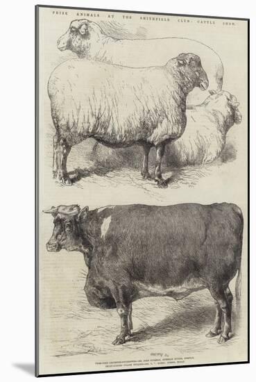 Prize Animals at the Smithfield Club Cattle Show-Harrison William Weir-Mounted Giclee Print