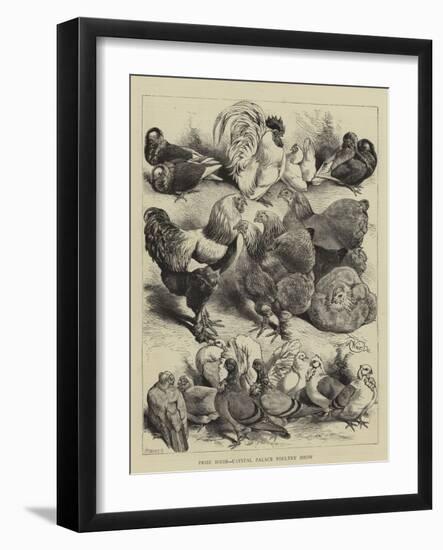 Prize Birds, Crystal Palace Poultry Show-Harrison William Weir-Framed Giclee Print