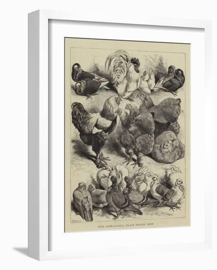 Prize Birds, Crystal Palace Poultry Show-Harrison William Weir-Framed Giclee Print