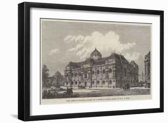 Prize Design of the Royal Academy for a Museum of Natural History-Richard Phene Spiers-Framed Giclee Print