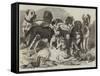 Prize Dogs in the National Dog Show at Islington-Samuel John Carter-Framed Stretched Canvas