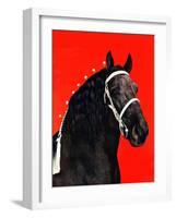 "Prize Draft Horse,"September 1, 1944-Salvadore Pinto-Framed Giclee Print