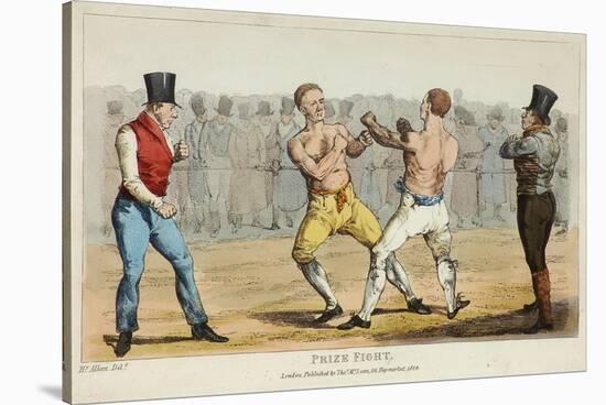 Prize Fight-Henry Thomas Alken-Stretched Canvas