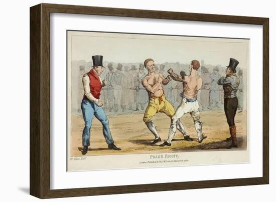 Prize Fight-Henry Thomas Alken-Framed Giclee Print