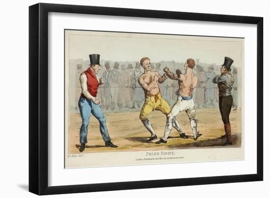 Prize Fight-Henry Thomas Alken-Framed Giclee Print