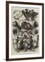 Prize Fowls, Ducks, and Pigeons at the Crystal Palace Poultry Show-Harrison William Weir-Framed Giclee Print