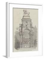 Prize Model for the Wellington Monument-null-Framed Giclee Print