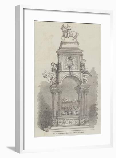 Prize Model for the Wellington Monument-null-Framed Giclee Print