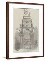 Prize Model for the Wellington Monument-null-Framed Giclee Print