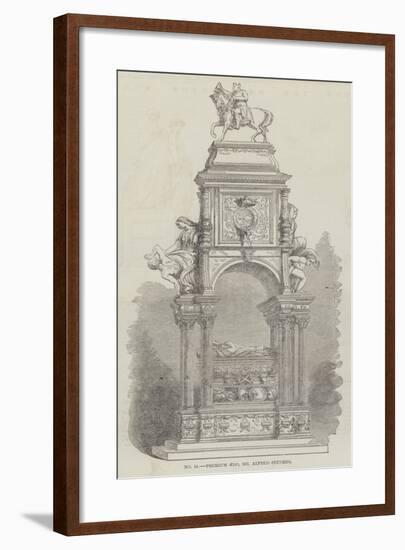 Prize Model for the Wellington Monument-null-Framed Giclee Print