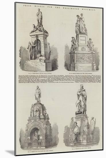 Prize Models for the Wellington Monument-null-Mounted Giclee Print