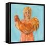 Prize Rooster-Sue Schlabach-Framed Stretched Canvas
