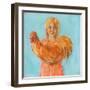 Prize Rooster-Sue Schlabach-Framed Art Print