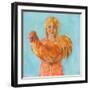 Prize Rooster-Sue Schlabach-Framed Art Print