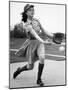 Pro Baseball Pitcher For Rockford Peaches, Caroline Morris, Demonstrating Her Underhanded Delivery-Wallace Kirkland-Mounted Photographic Print