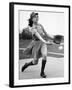 Pro Baseball Pitcher For Rockford Peaches, Caroline Morris, Demonstrating Her Underhanded Delivery-Wallace Kirkland-Framed Photographic Print