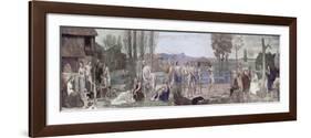 Pro Patria Ludux, l'exercice pour la Patrie-Pierre Puvis de Chavannes-Framed Giclee Print