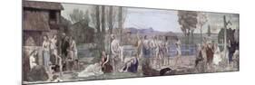 Pro Patria Ludux, l'exercice pour la Patrie-Pierre Puvis de Chavannes-Mounted Giclee Print