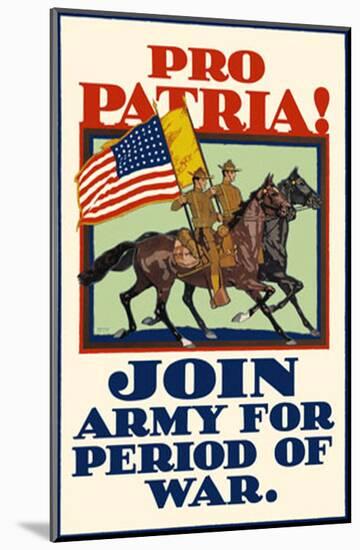 Pro Patria-null-Mounted Poster