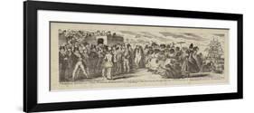 Probable Effects of over Female Emigration-George Cruikshank-Framed Giclee Print