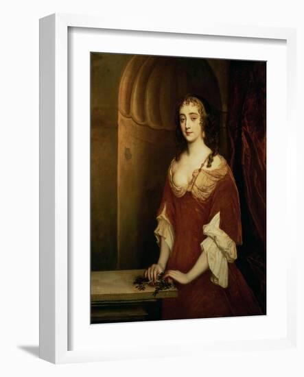 Probable Portrait of Nell Gwynne, Mistress of King Charles II-Sir Peter Lely-Framed Giclee Print