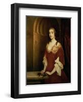 Probable Portrait of Nell Gwynne, Mistress of King Charles II-Sir Peter Lely-Framed Premium Giclee Print