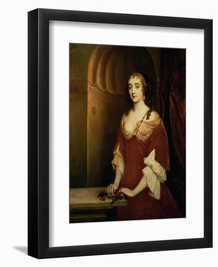 Probable Portrait of Nell Gwynne, Mistress of King Charles II-Sir Peter Lely-Framed Premium Giclee Print