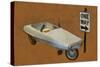 Probe Pedal Car-Michelle Calkins-Stretched Canvas