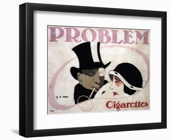 Problem Cigarettes, 1912-Hans Rudi Erdt-Framed Giclee Print