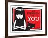 Problem Is You-Emily the Strange-Framed Photographic Print