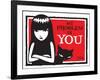 Problem Is You-Emily the Strange-Framed Photographic Print