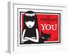 Problem Is You-Emily the Strange-Framed Photographic Print