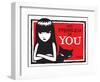 Problem Is You-Emily the Strange-Framed Photographic Print