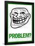 Problem? Rage Comic Meme-null-Framed Poster