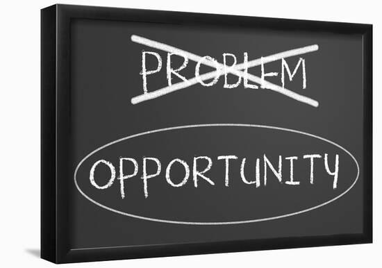 Problems Opportunity Concept-IJdema-Framed Poster
