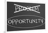 Problems Opportunity Concept-IJdema-Framed Art Print