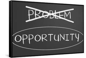 Problems Opportunity Concept-IJdema-Framed Stretched Canvas