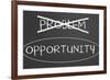 Problems Opportunity Concept-IJdema-Framed Art Print