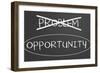 Problems Opportunity Concept-IJdema-Framed Premium Giclee Print