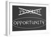 Problems Opportunity Concept-IJdema-Framed Premium Giclee Print