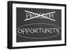 Problems Opportunity Concept-IJdema-Framed Art Print