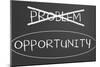 Problems Opportunity Concept-IJdema-Mounted Art Print