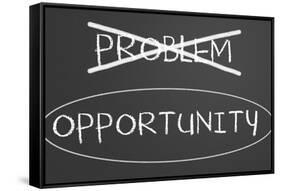 Problems Opportunity Concept-IJdema-Framed Stretched Canvas