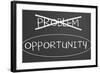 Problems Opportunity Concept-IJdema-Framed Art Print