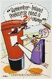 Remember Inland Postcards Need a 2¢D Stamp-Probyn-Framed Art Print