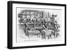 Process-Etching-FG Kitton-Framed Art Print